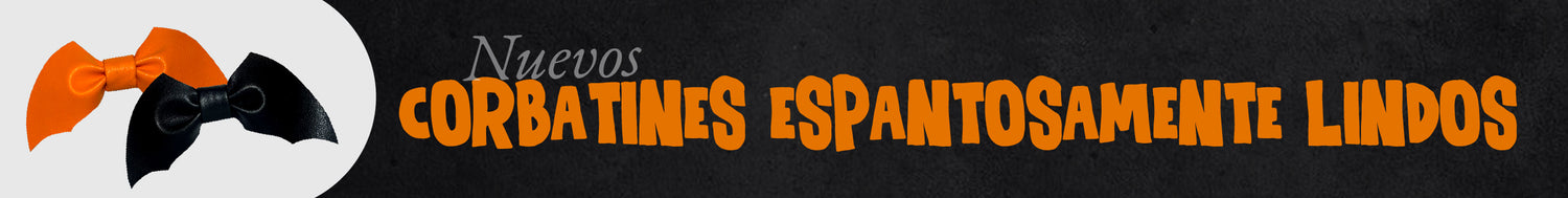 Corbatines para gatos de halloween