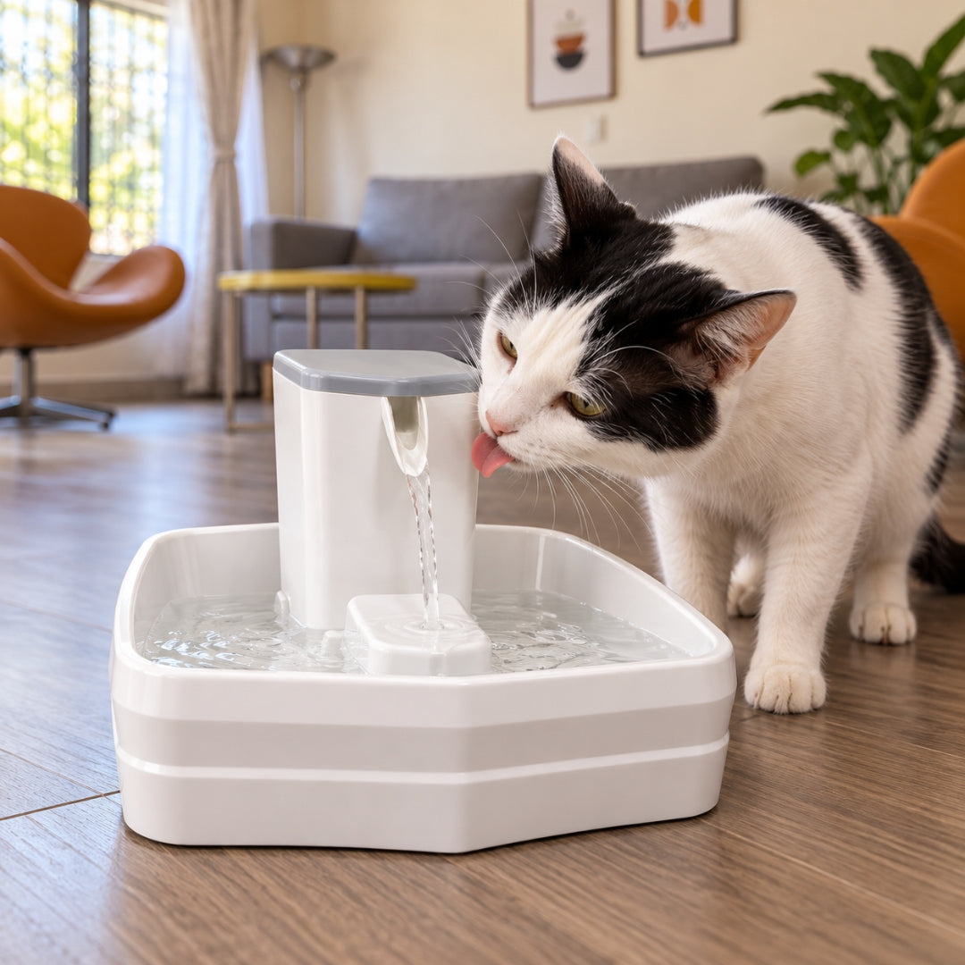 Fuente de agua para gatos BFF de 3,1 litros | Bebedero automático