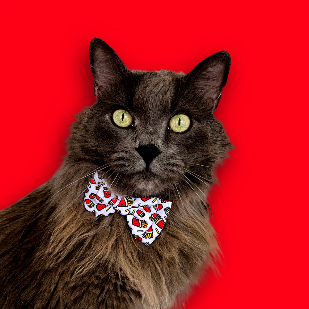 Corbatin para gato papitas