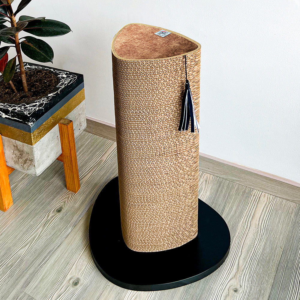 rascador VERTICAL carton corrudago doble pared para gatos TORRE
