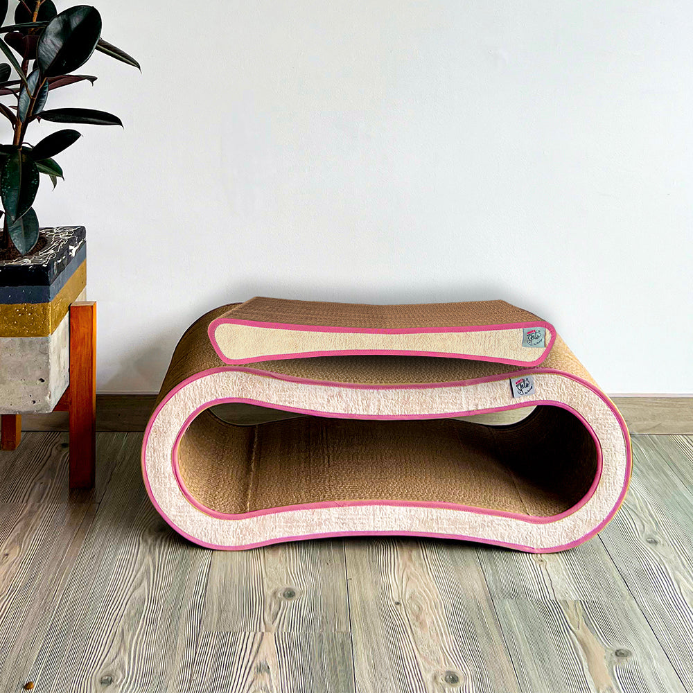 combo rascadore para gato quesito y wafle, horizontales de carton corugado doble pared.