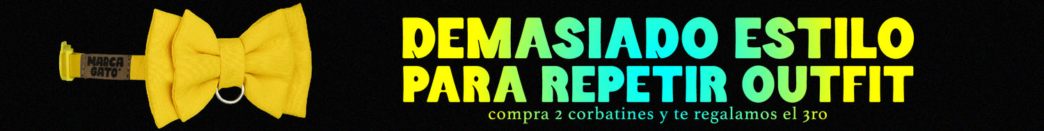 corbatines para gatos