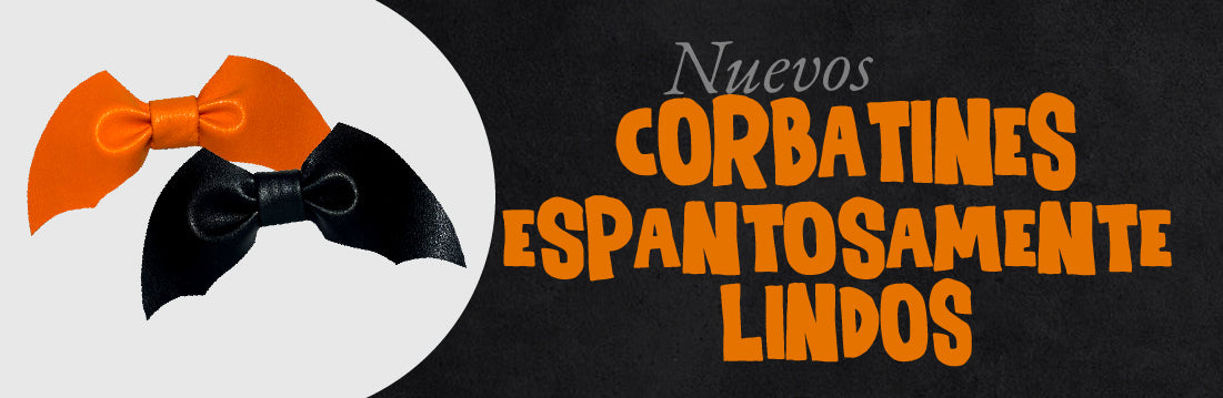 Corbatines para gatos de halloween