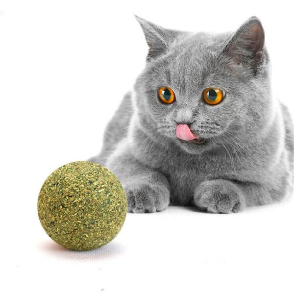 Bolitas de catnip para gatos.