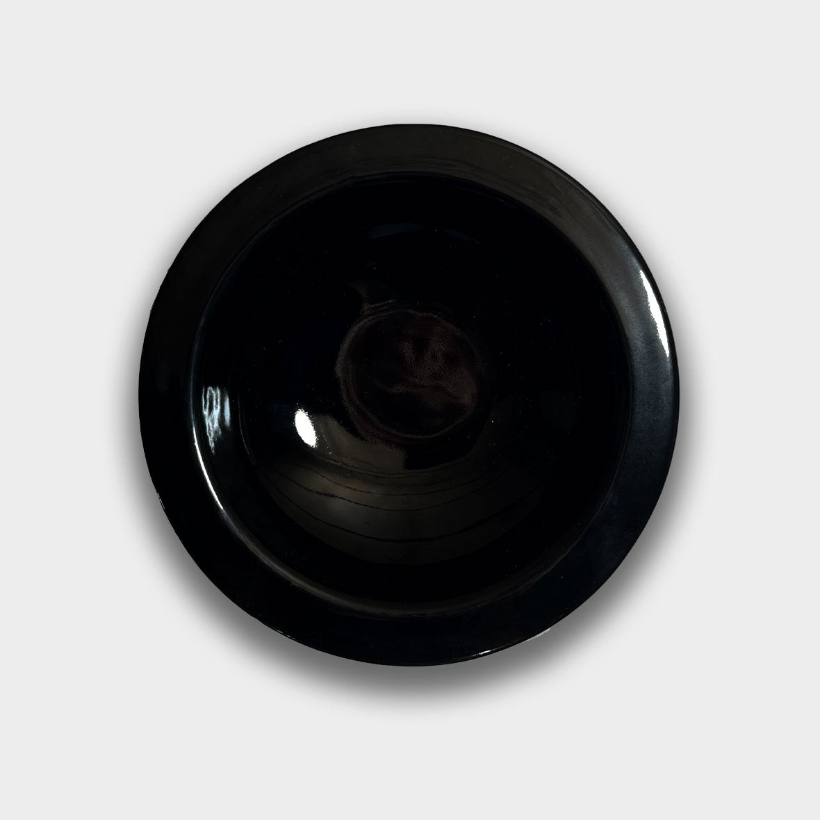 Bowl en cerámica. platos de cerámica plato negro para gatos