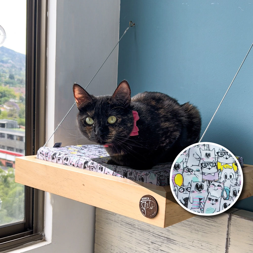 Cama colgante para gatos