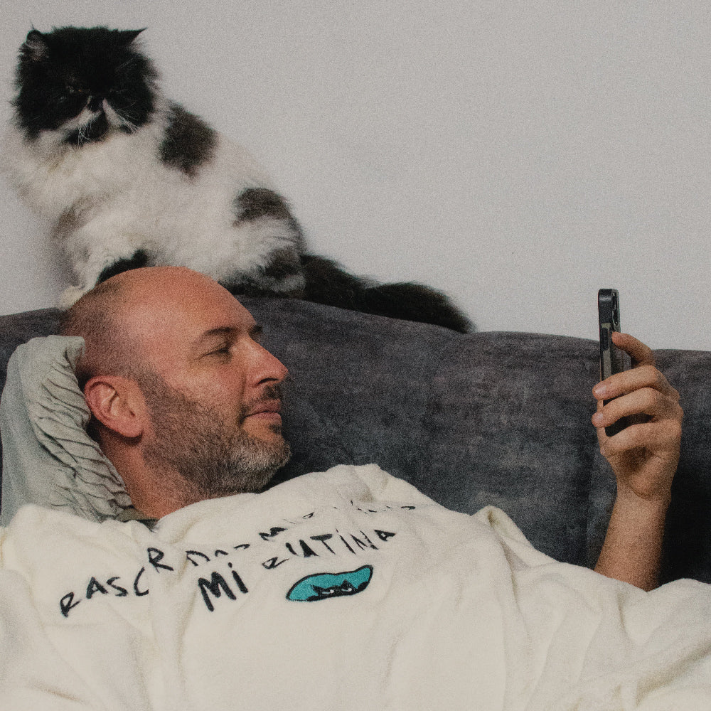 Mantas para humanos blanca