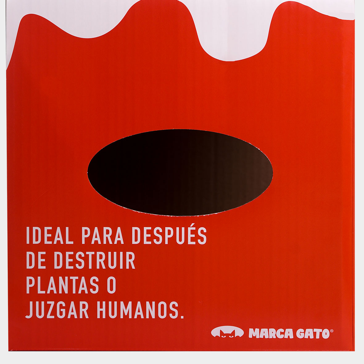 Cama Refugio Rascador Gatos Cartón Resistente Caja Leche Cueva Felino