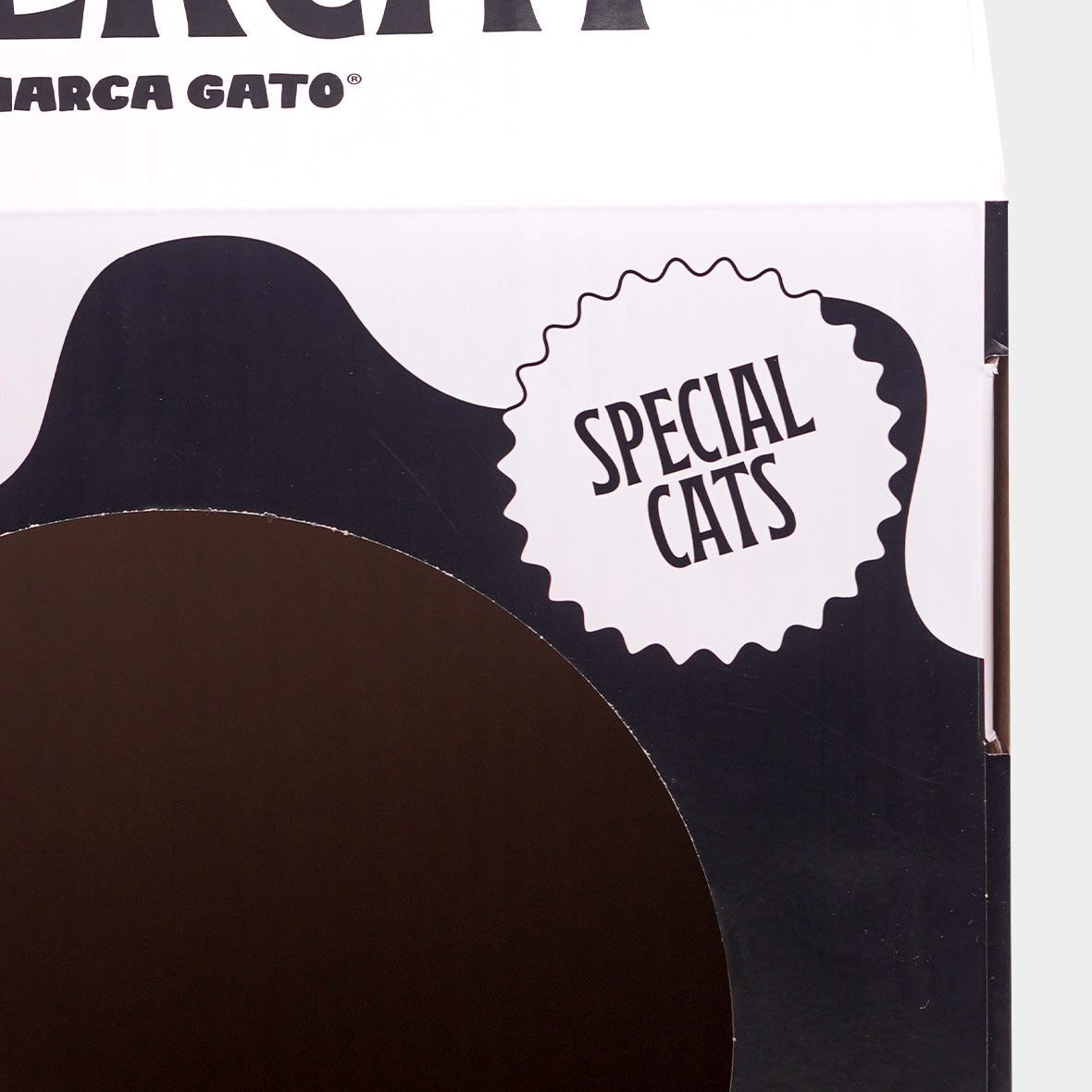 Cama Cueva para Gatos Caja Leche Rascador Cartón Refugio Mascota