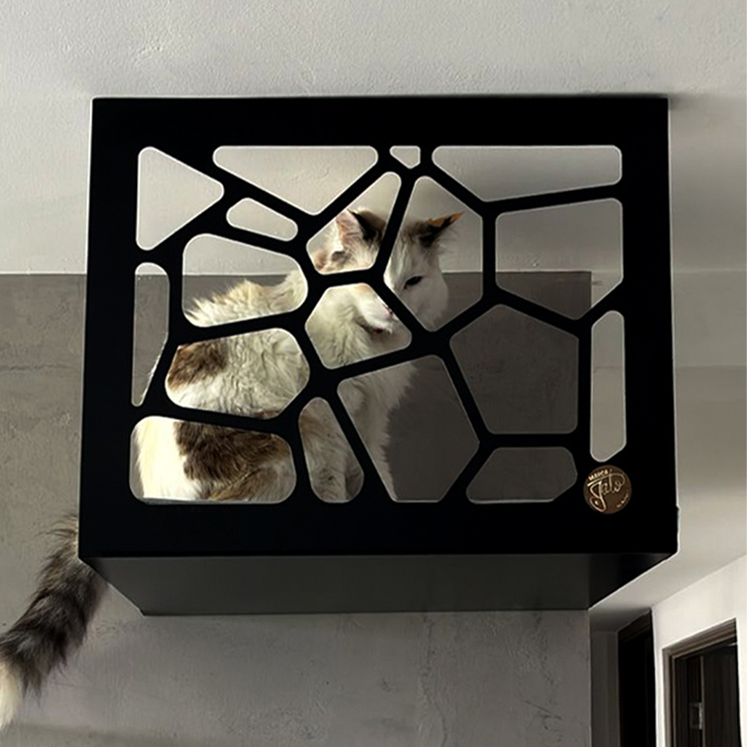 Cama cubica par gatos