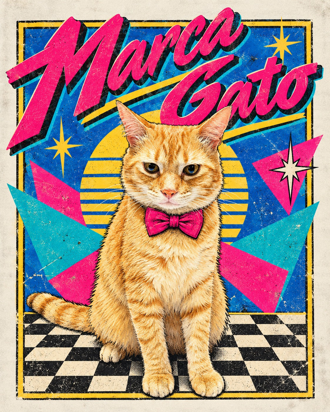 Camiseta Marca Gato personalizada