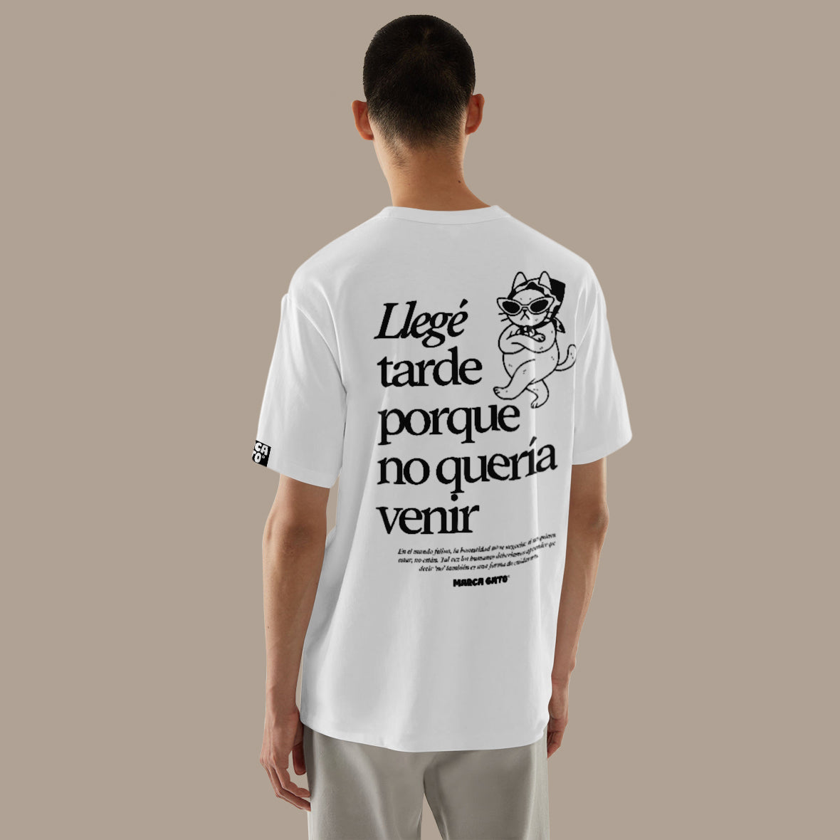 Camiseta algodón 100% premium oversize amplia alto gramaje resistente unisex