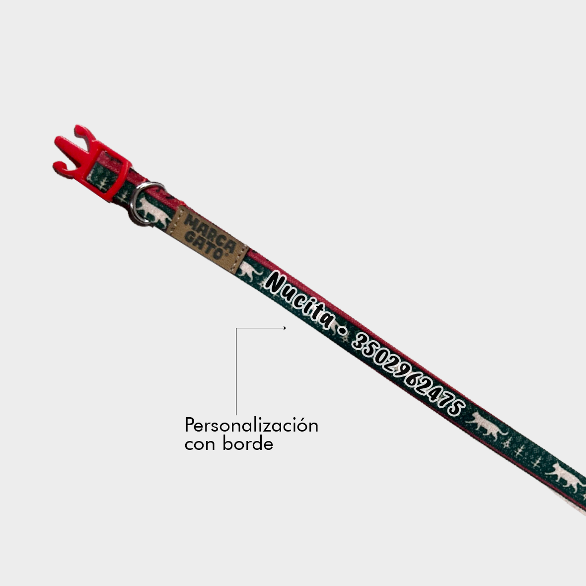 Collar para gatos personalizado