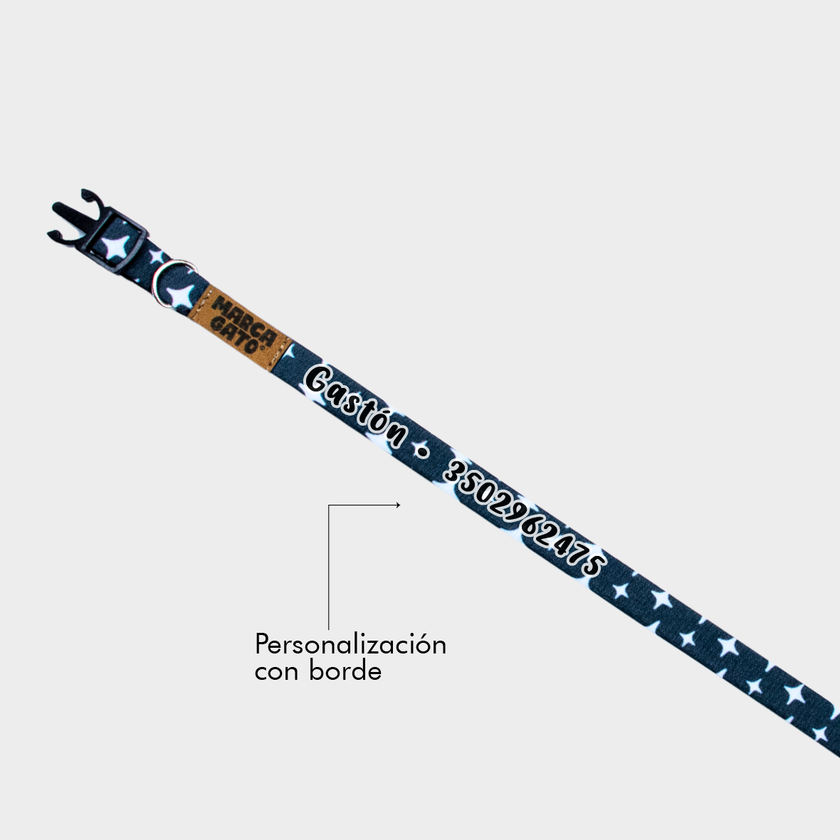 Collar para gatos personalizado