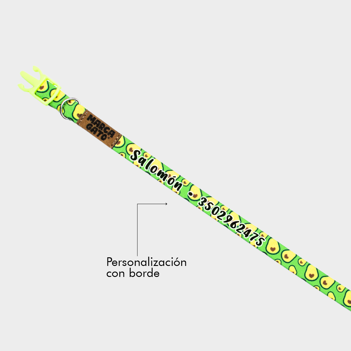 Collar para gatos personalizado