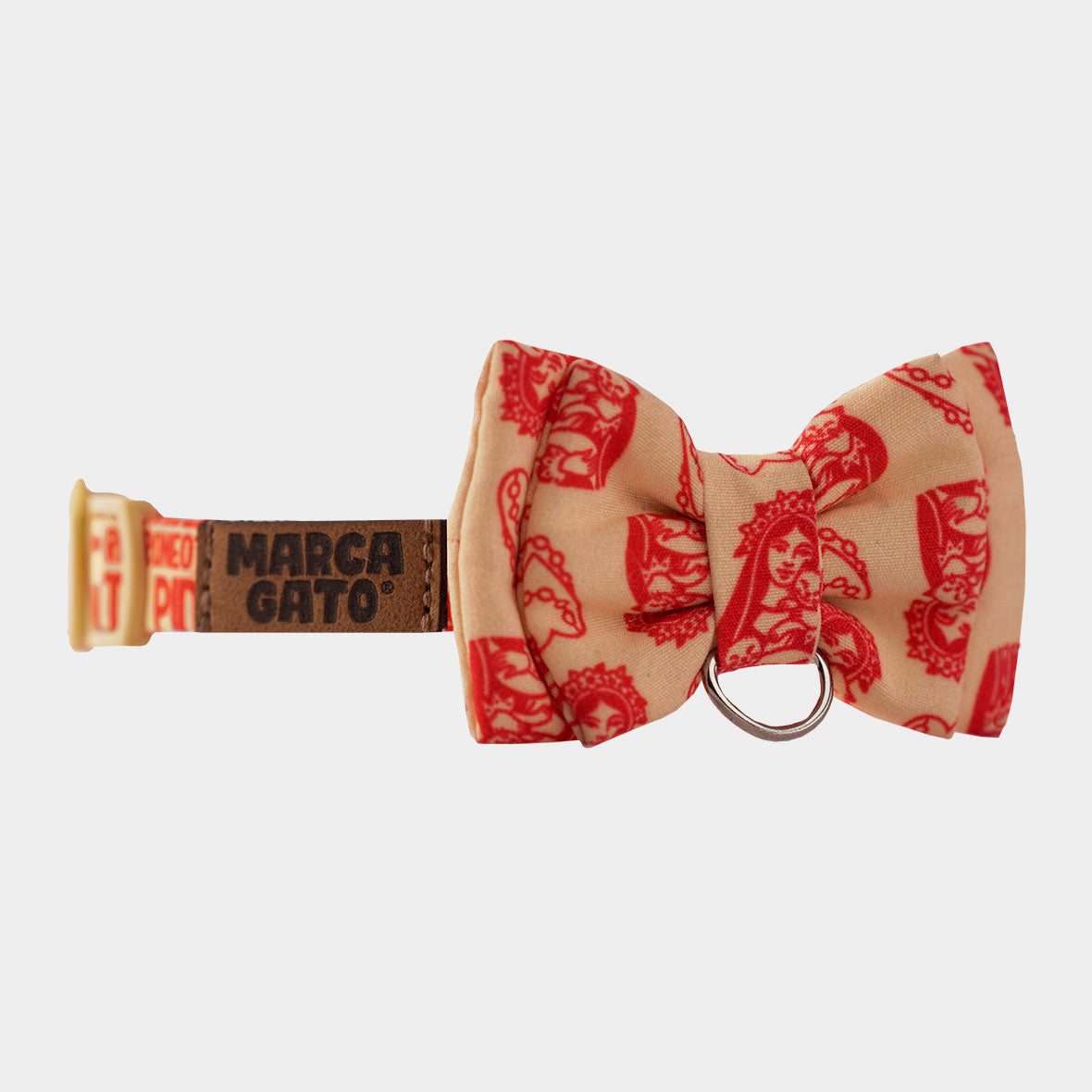 Corbatín para gatos virgen de los gatos religioso bendición rosas mascota