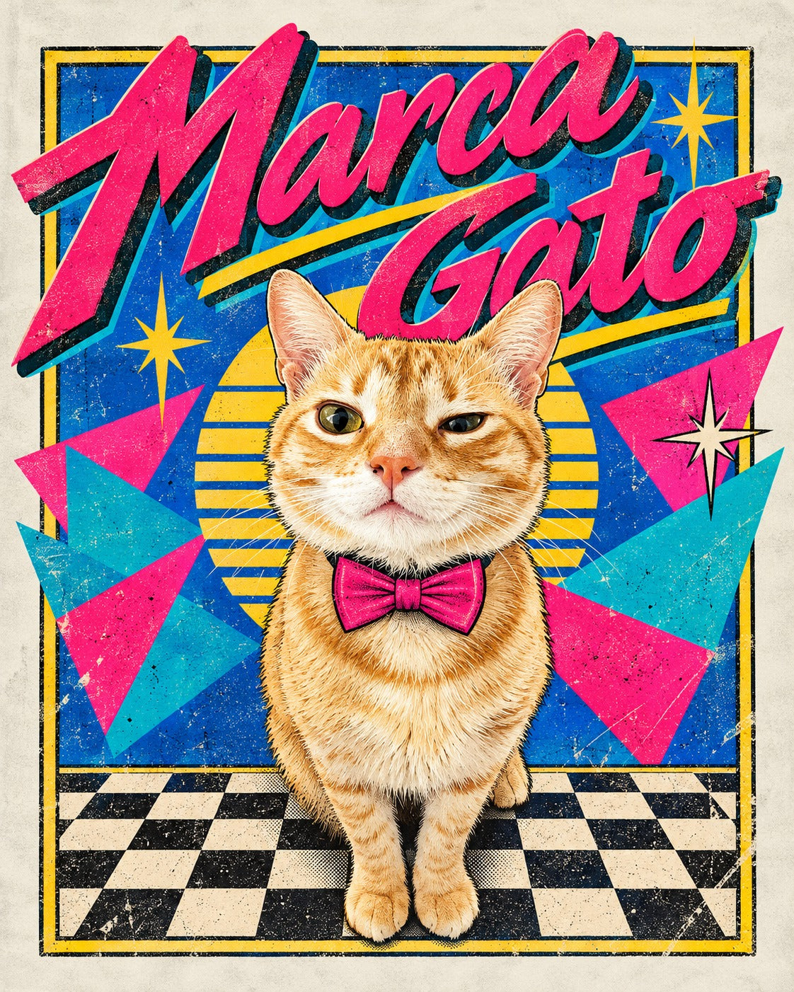 Camiseta Marca Gato personalizada