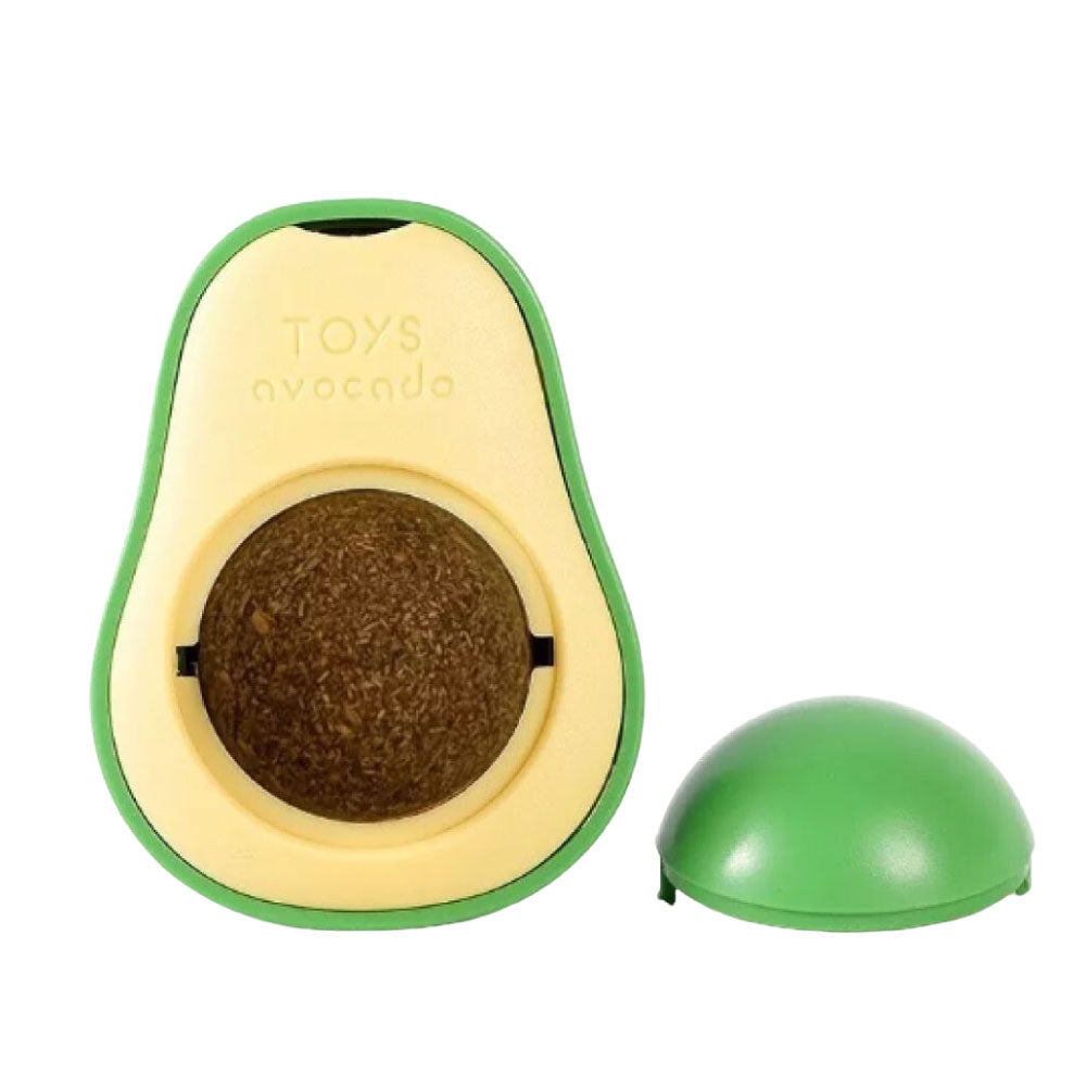 Juguete para gatos en forma de aguacate con catnip medidas