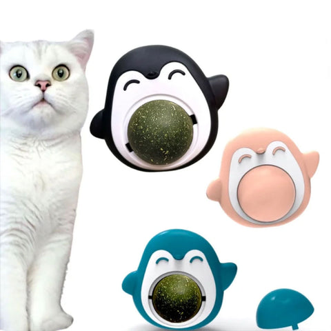 Juguete para gatos Pingüino con catnip