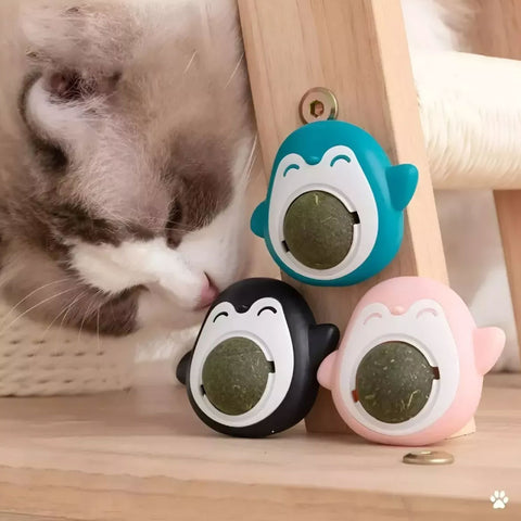 Juguete para gatos Pingüino con catnip