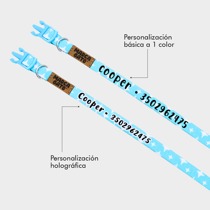 Collar para gatos personalizado