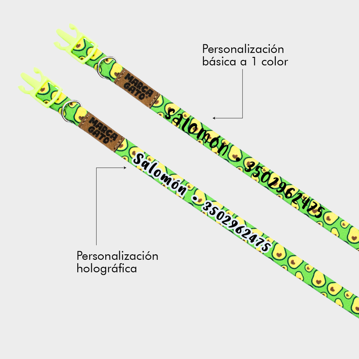 Collar para gatos personalizado