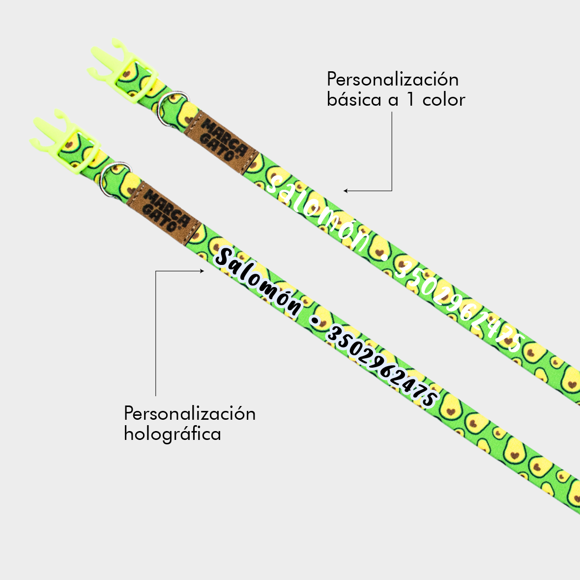 Collar para gato collar con broche de seguridad para gatos