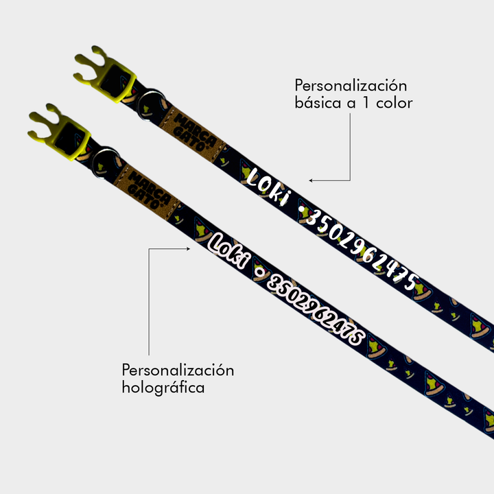 Collar para gatos personalizado