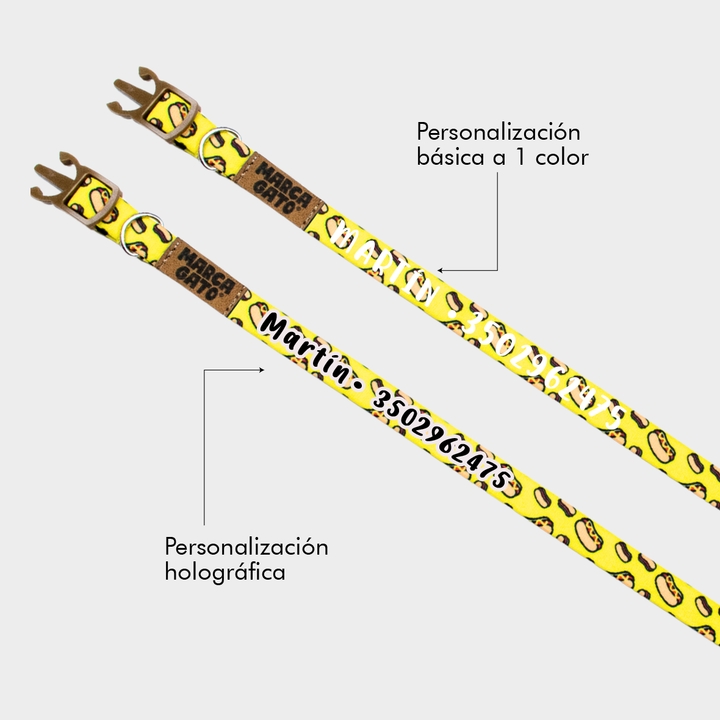 Collar para gatos personalizado