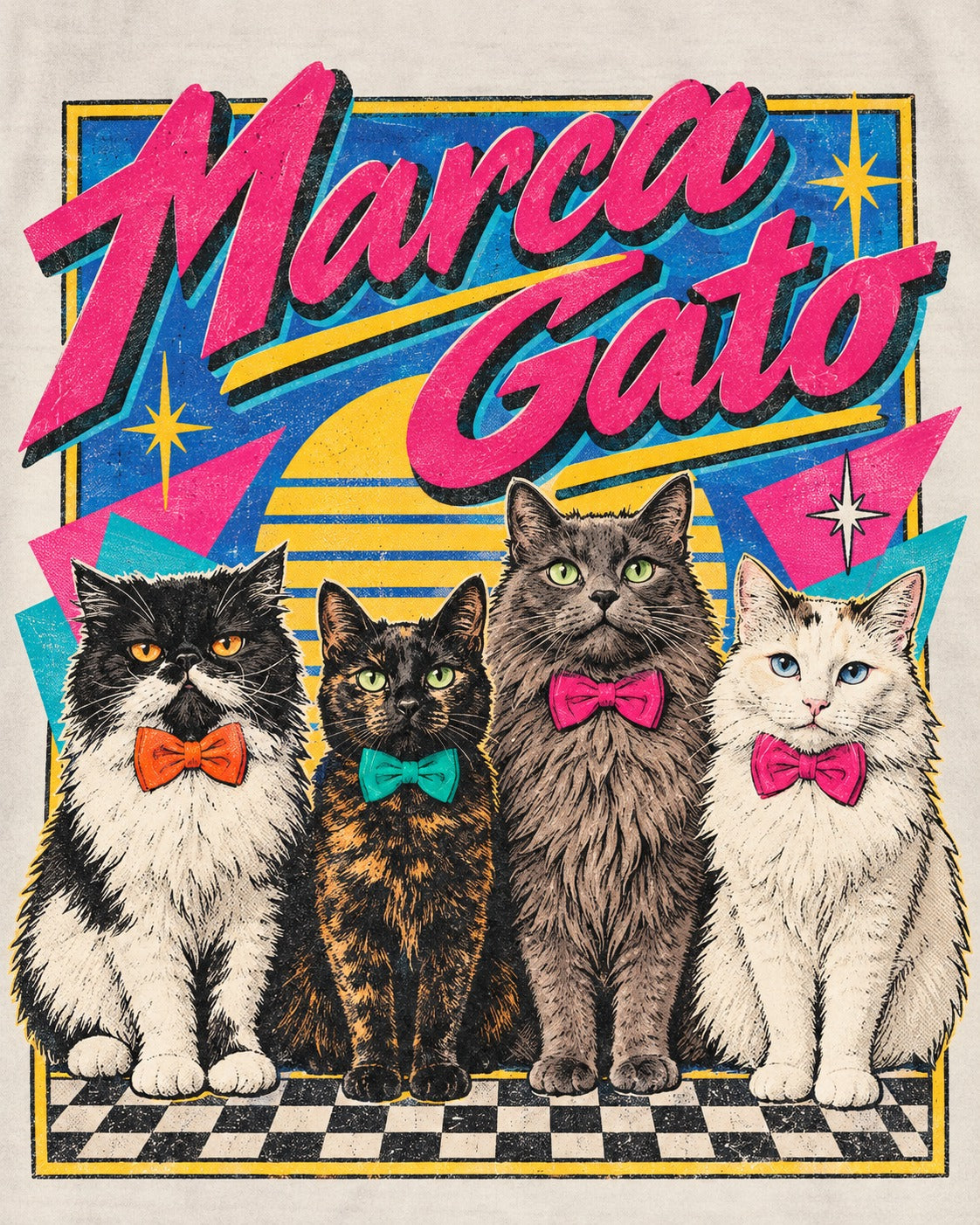 Camiseta Marca Gato personalizada