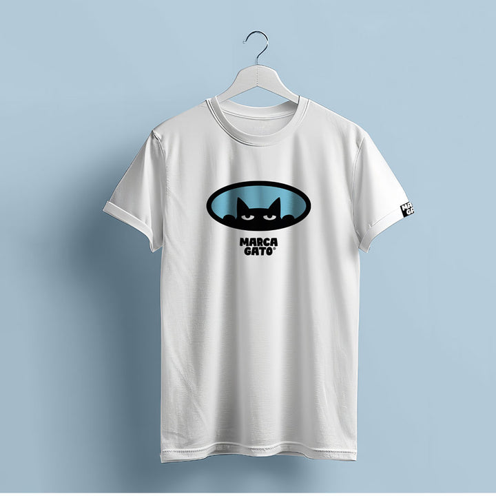 Camiseta en 100% algodón Pima, tela premium de 200 gr, silueta unisex amplia, con estampado frente y espalda