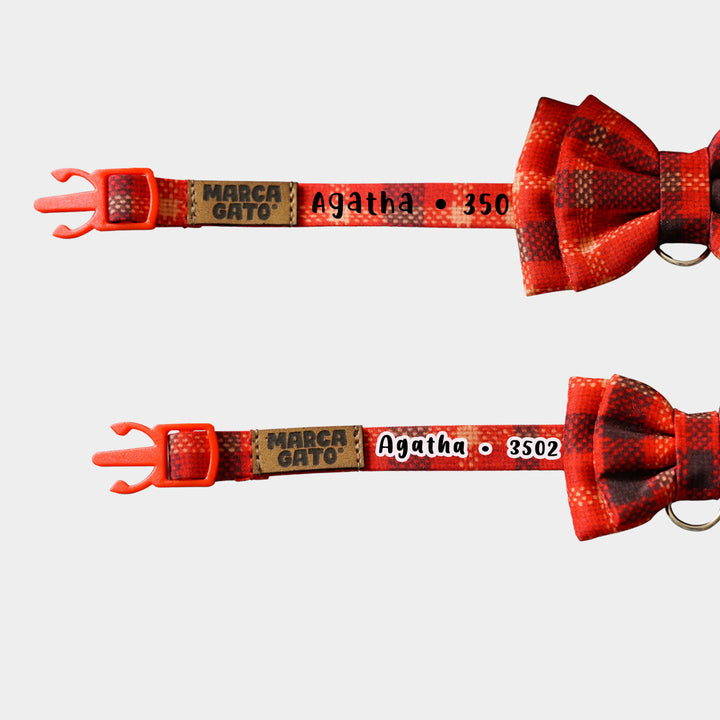 Corbatín NaviCat Holiday para gatos corbatín de navidad corbatín personalizado