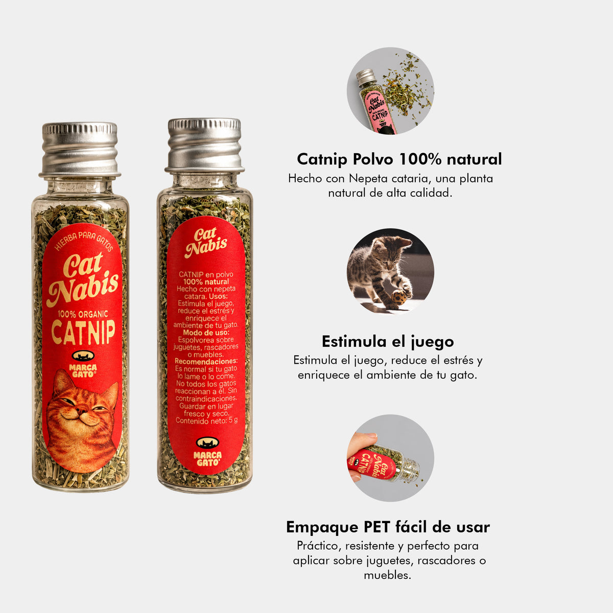 Catnip hierba para gatos 5 g