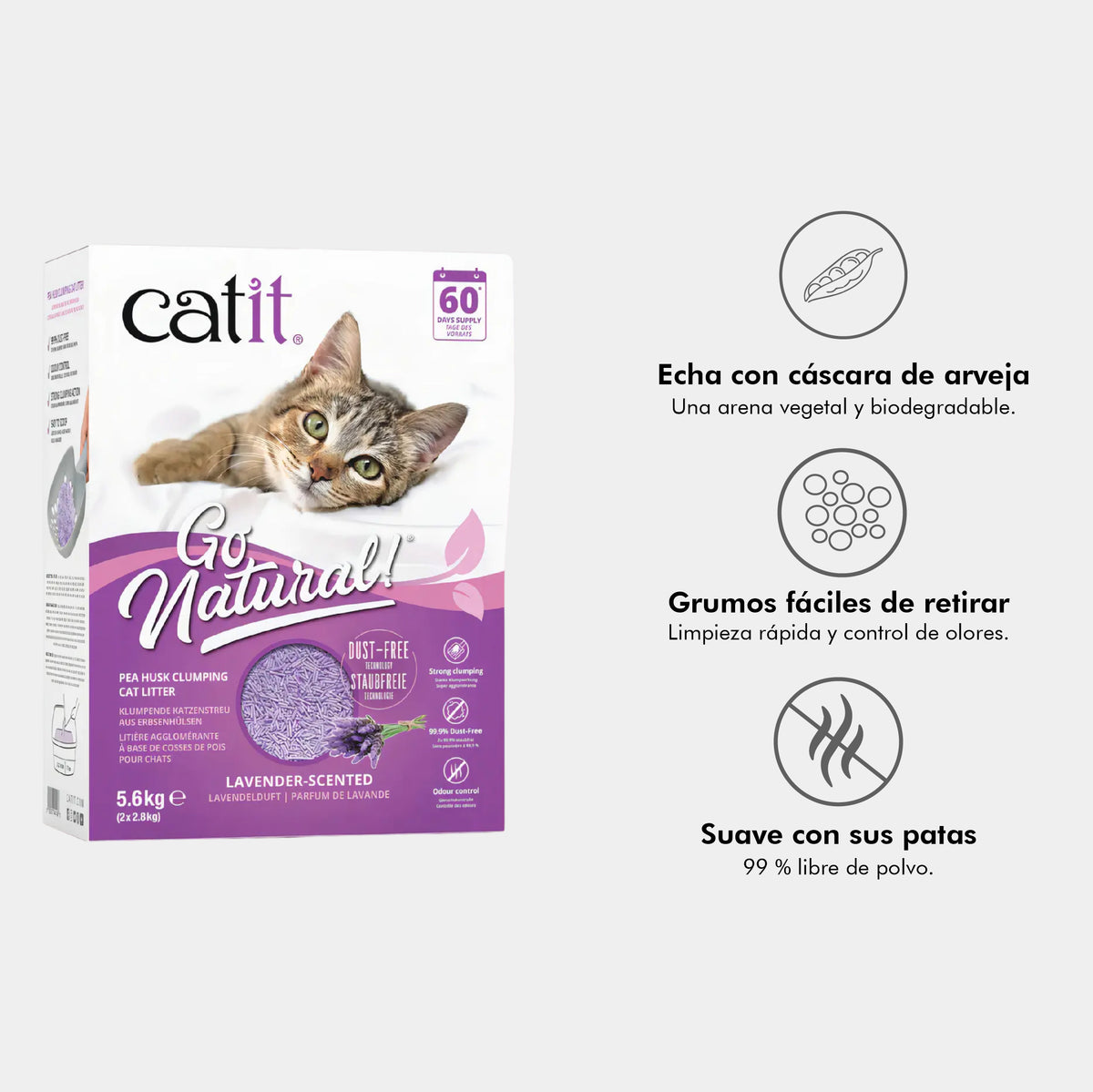 Catit Arena Go Natural | Lavanda