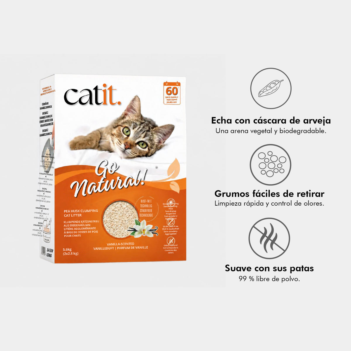 Catit Arena Go Natural | Vainilla