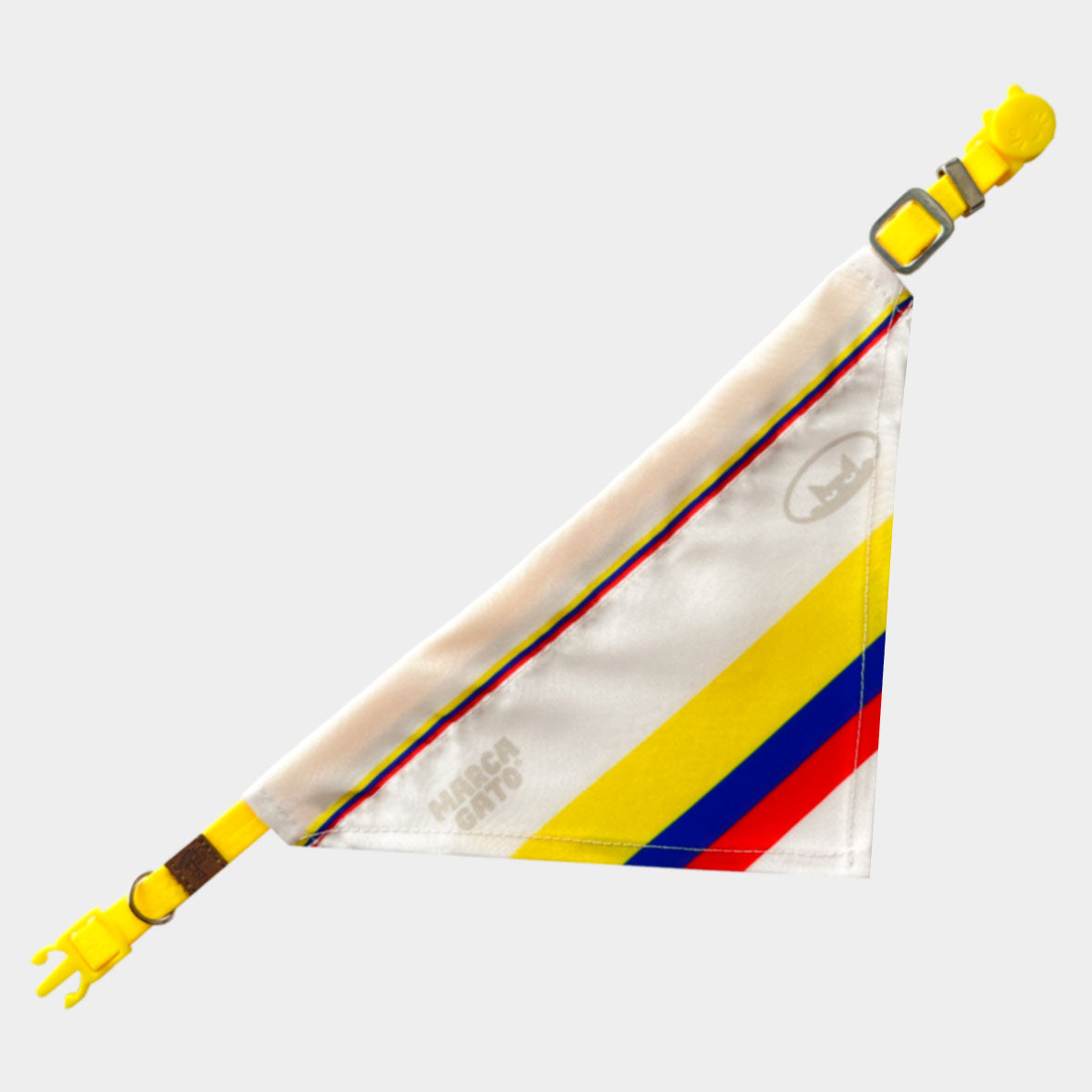 Pañoleta para gatos selección felina 2026 fútbol deportivo bandana Colombia