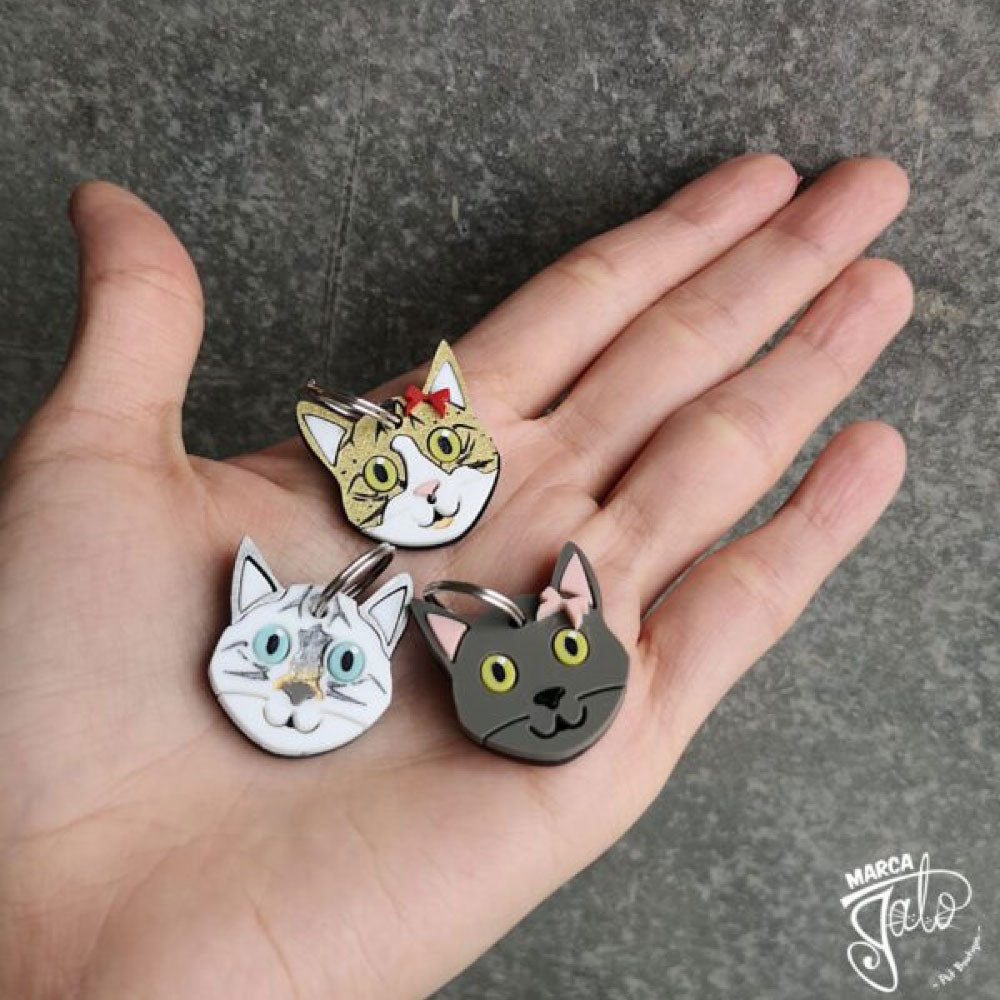 Plaquita en acrilico carita personalizada 
