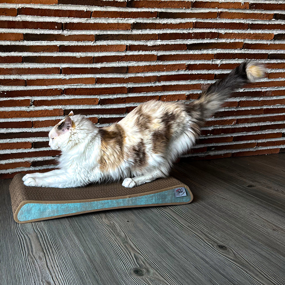 rascador horizontalde carton corrudago doble pared 