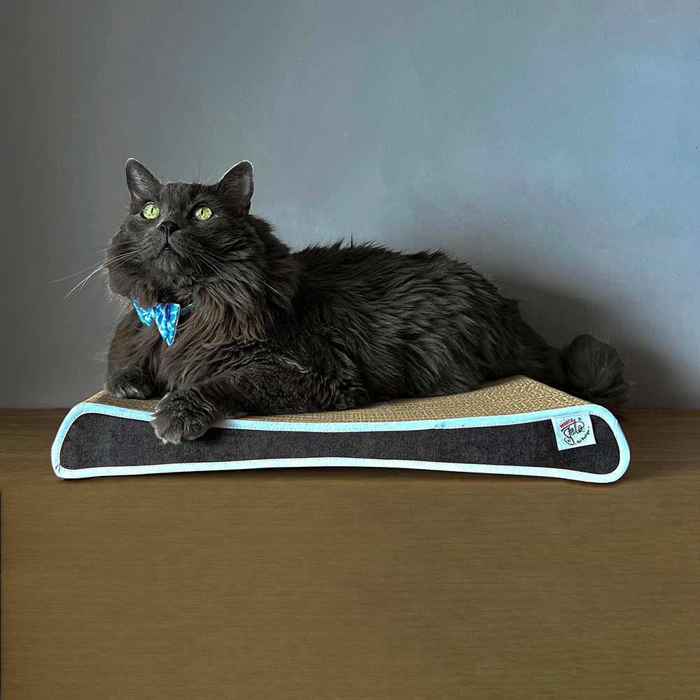 rascador horizontalde carton corrudago doble pared para gatos 