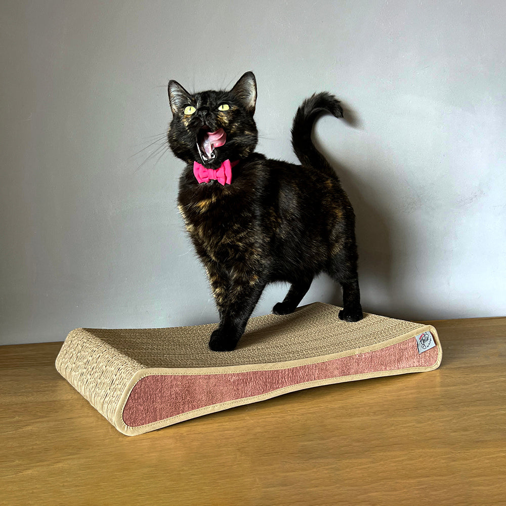 rascador horizontalde carton corrudago doble pared 