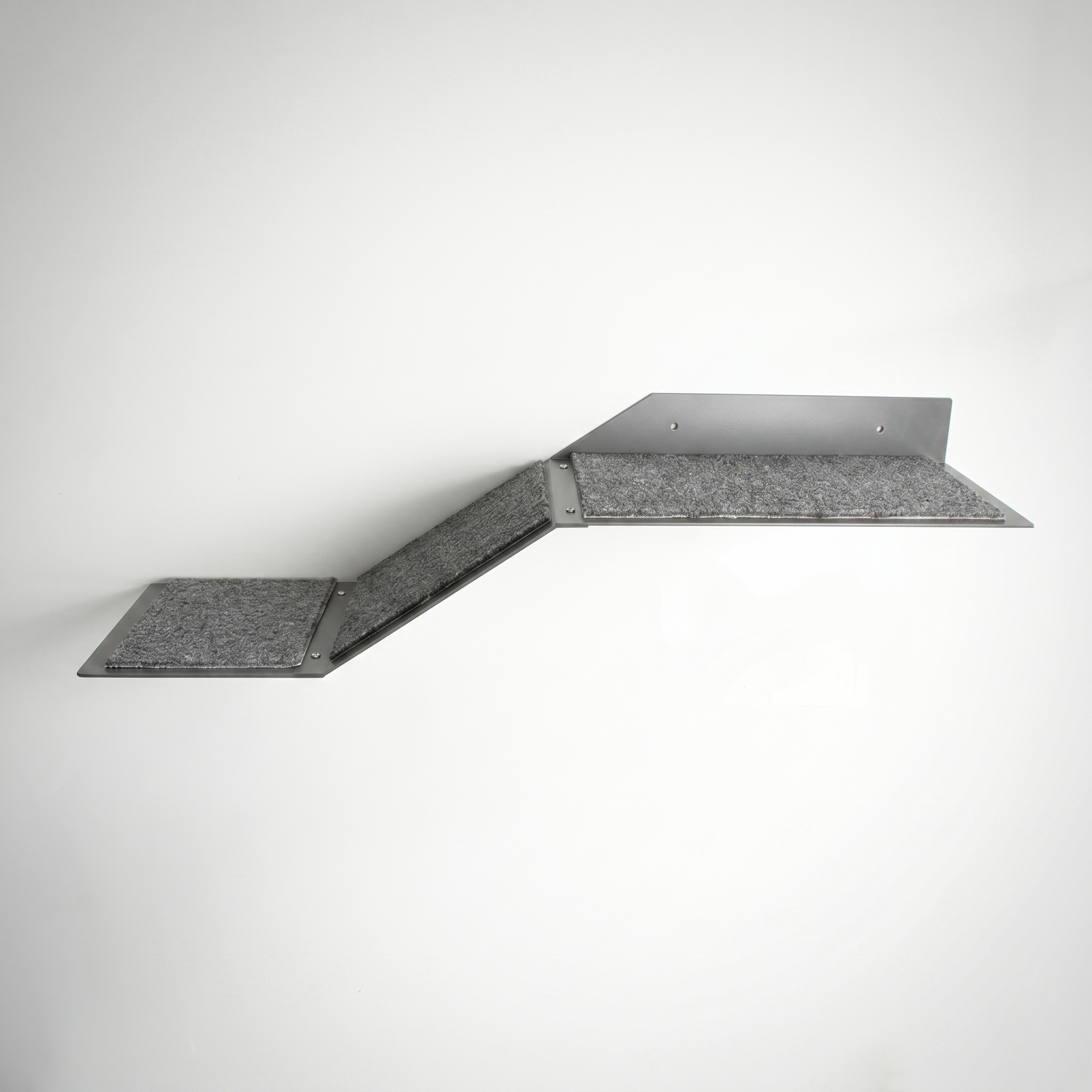 Rampa para gatos para anclar a la pared. metal tapete interior herrajes