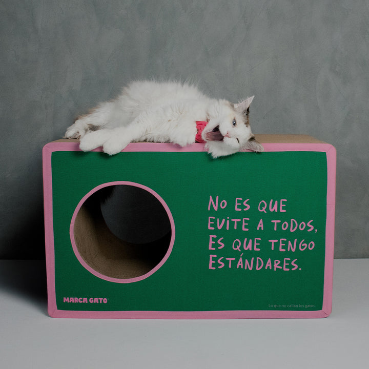 Rascador para gatos con caarton corrugado doble pared.