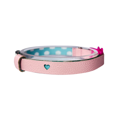 Collar Cuero Vegano - Rosa