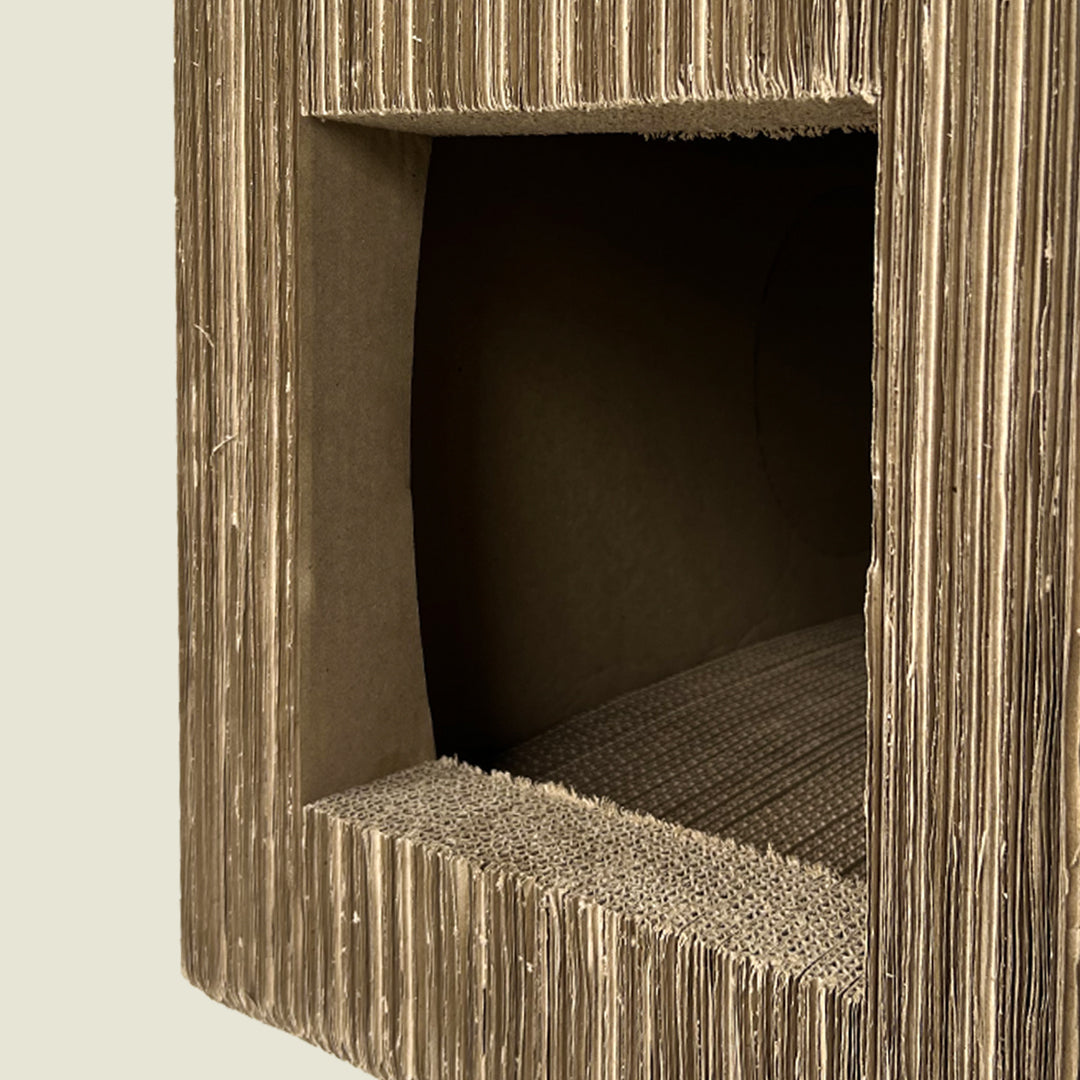 Rascador para gato Horizontal tipo cueva coleccion Cats and rose