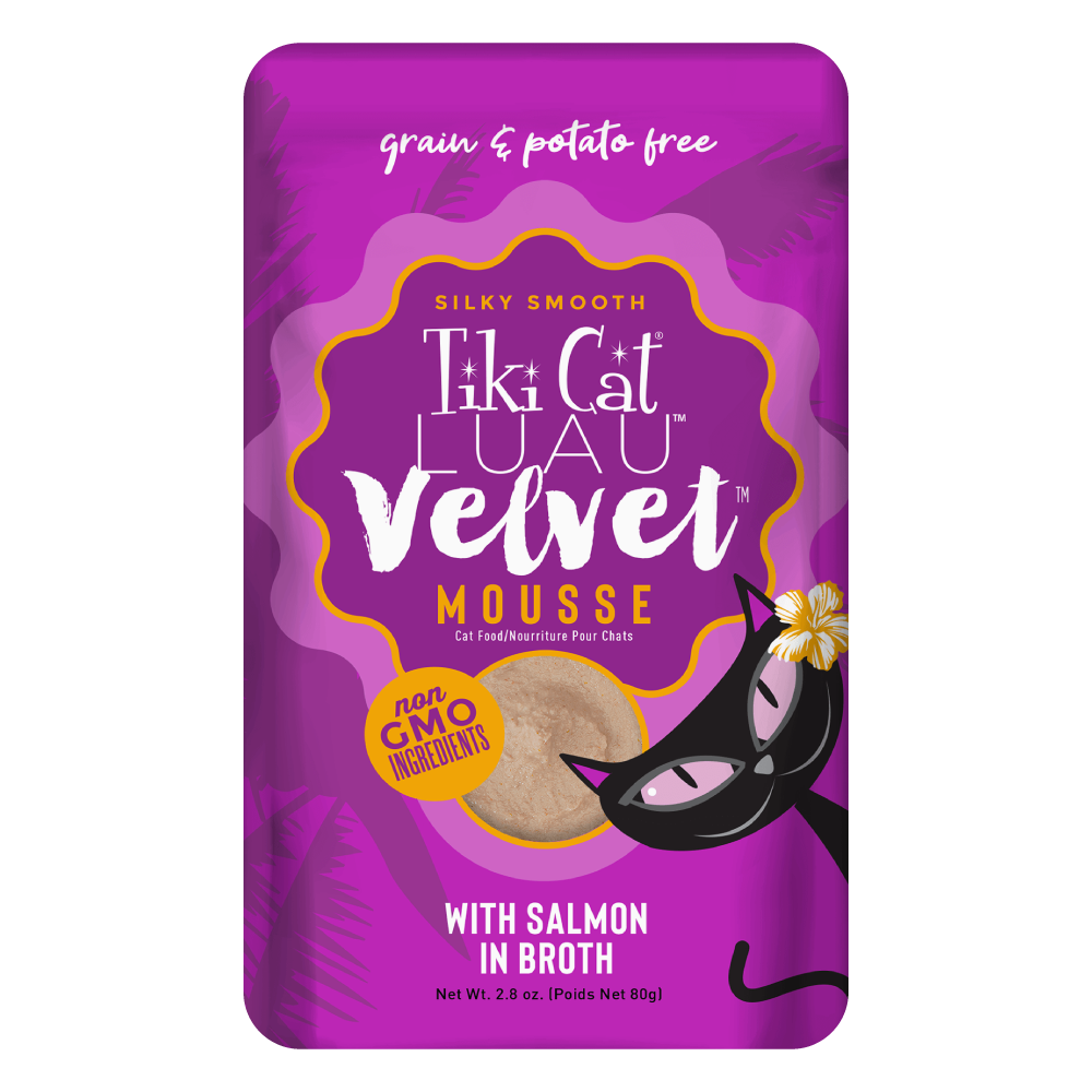 Tiki Cat sobre - Velvet Mousse - Salmón en caldo