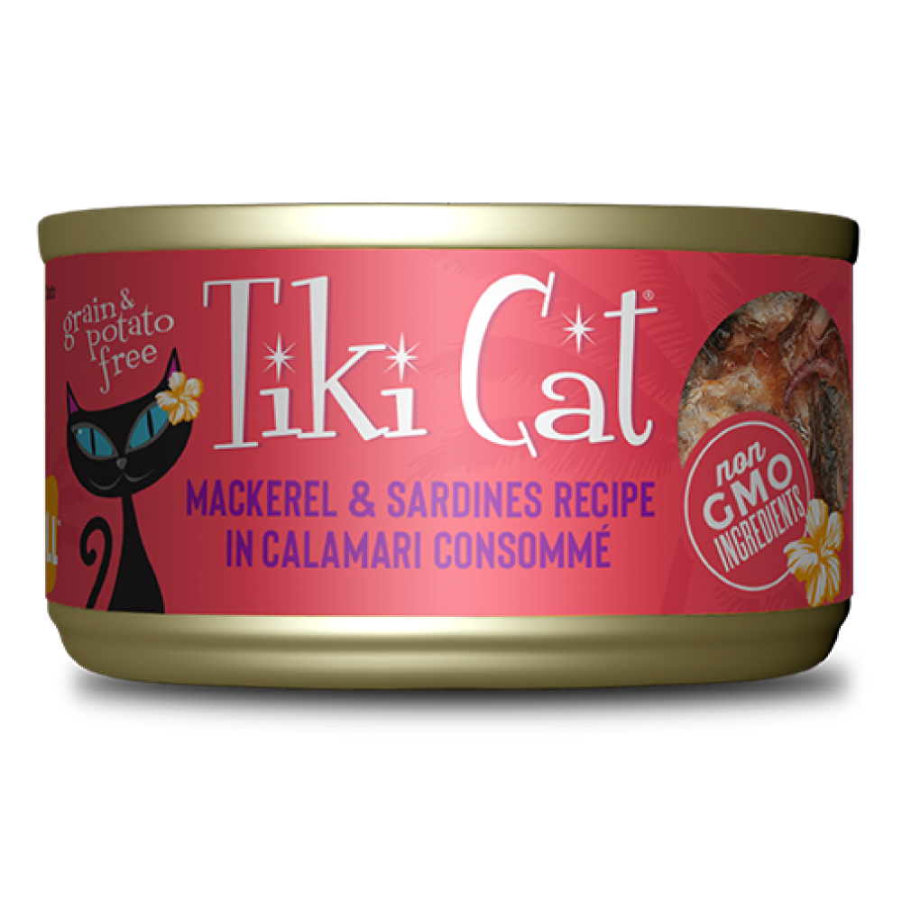 Lata de comida humeda par agatos, sardina y caballa