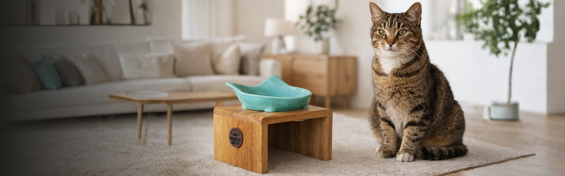 COMEDEROS<br>
 Diseñados para gatos con estándares 
muy altos