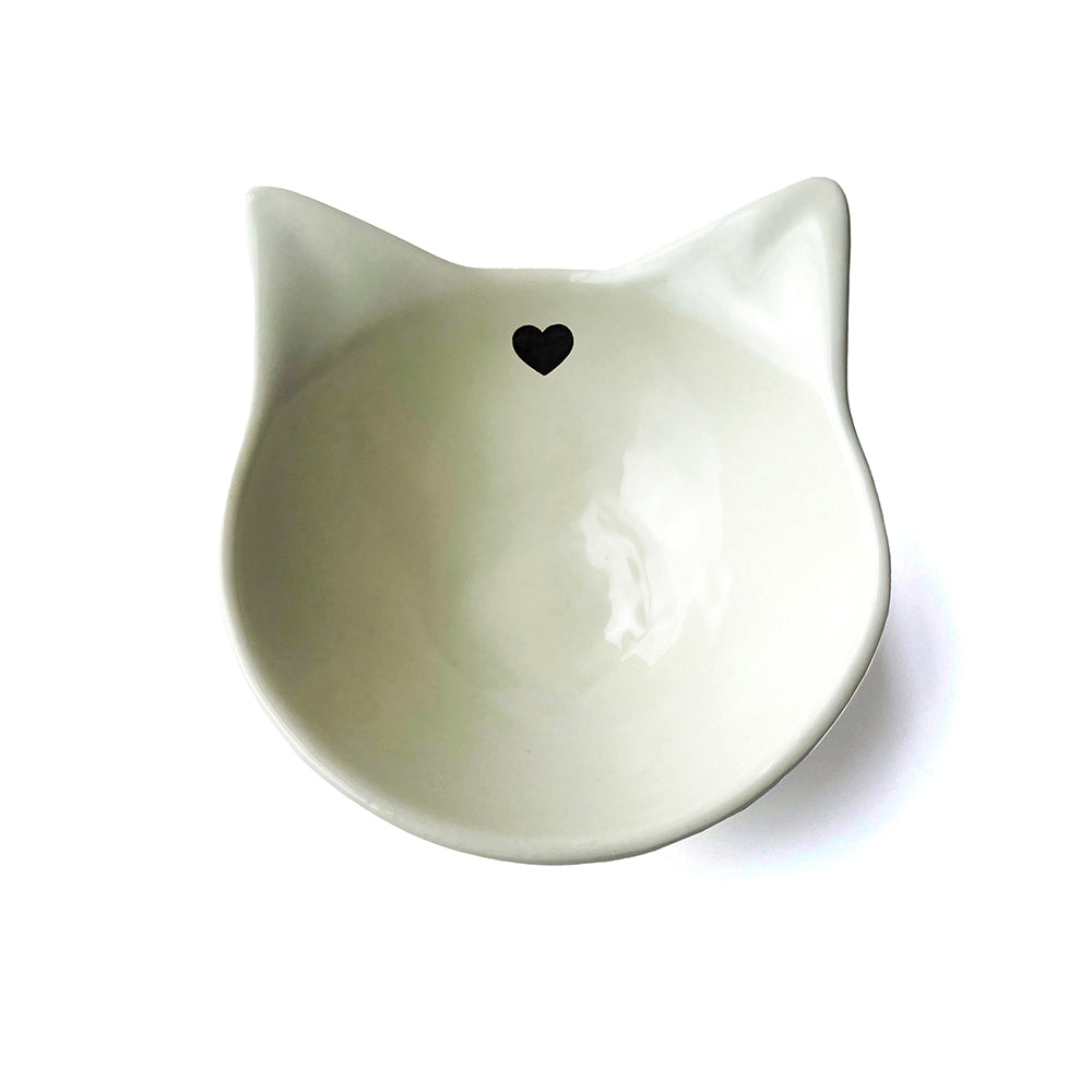 Plato de ceramica para gatos