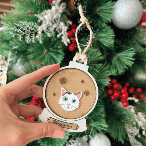 Bolita de Navidad con Carita Personalizada