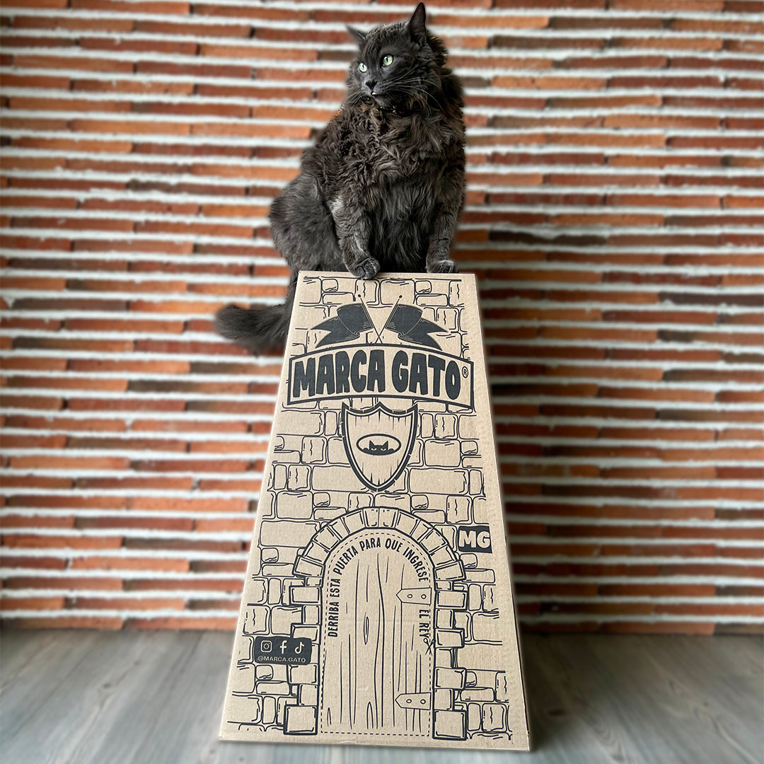 Caja Torre Medieval para Gatos